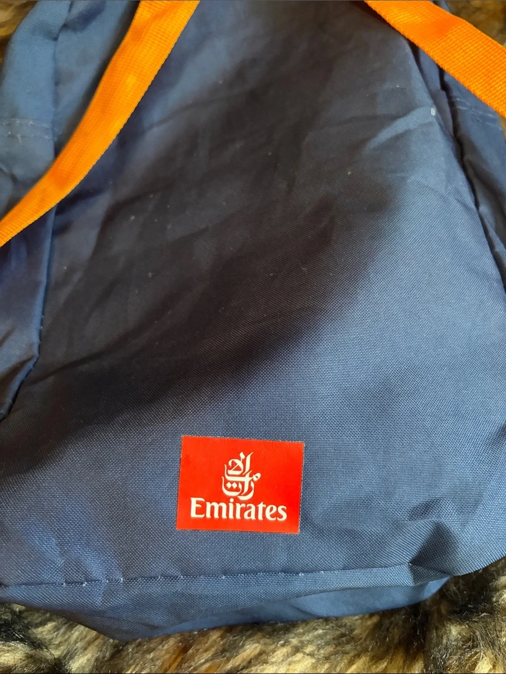 EMIRATES Little Kid Backpack Fly with Me Airline Dubai Travel Zip Top Mini 12x9